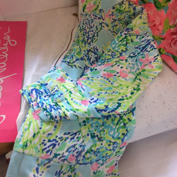 Top Lilly Pulitzer Lobstrah Roll Popover Taille L - Rare Et Neuf Sans étiquettes